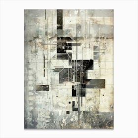 Poster Geometrical Abstraction Illustration Art 06 Canvas Print