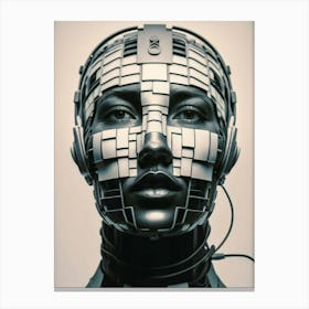 Robot Head 4 Canvas Print