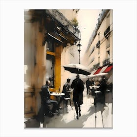 Le Promenade Paris (1) Canvas Print