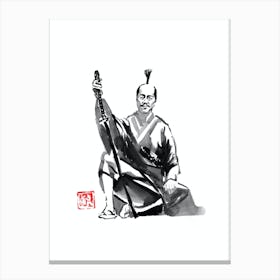 Samurai Waiting Canvas Print
