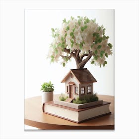 Small House On A Tree Canvas Print