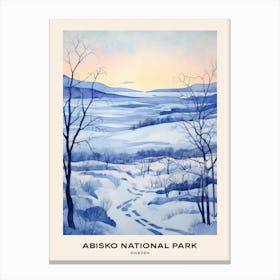 Abisko National Park Sweden 1 Poster Canvas Print