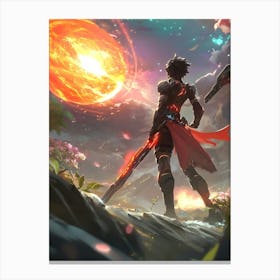 Hero Of Legend Canvas Print