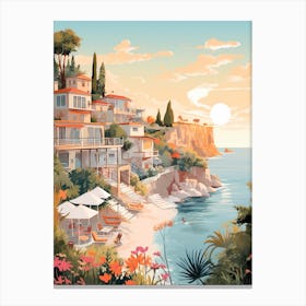 Antalya Turkey 4 Illustration Canvas Print