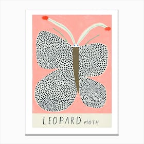 Leopard Moth Canvas Print