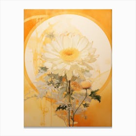 White Chrysanthemum Canvas Print