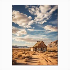 Old House In The Desert Canvas Print
