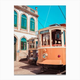 Old Trams, Portugal Canvas Print