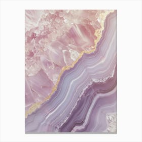 Agate Wall Art Canvas Print