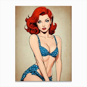 Pin Up Girl 2 Canvas Print