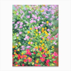 Kalanchoe Impressionist Painting Plant Canvas Print