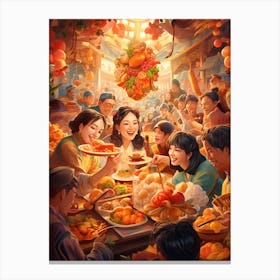 Chinese New Year Celebration 4 Canvas Print
