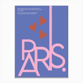 The Paris Canvas Print
