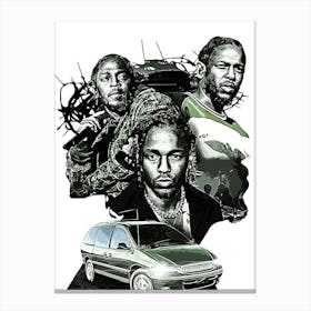 Gangsta Rap Canvas Print