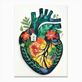 Heart Of Nature 1 Canvas Print