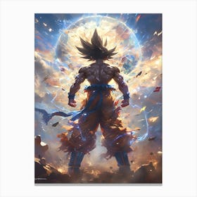 Super Saiyan Goku Dragon Ball Z Anime Manga Japan Poster Canvas Print