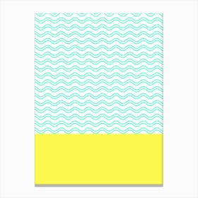 Wavy Background Canvas Print