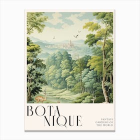 Botanique Fantasy Gardens Of The World 24 Canvas Print