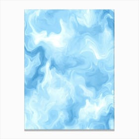 Blue Water Canvas Print