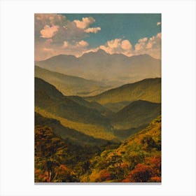 Salonga National Park The Democratic Republic Of The Congo Vintage Poster Canvas Print