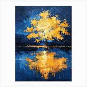 Tree In The Water 3 Canvas Print