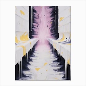 'The Tunnel' Abstract Art Canvas Print