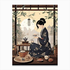 Tea Ceremony Japanese Style 7 Canvas Print