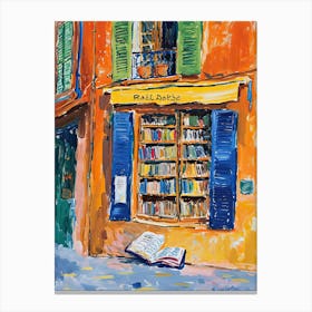Nice Book Nook Bookshop 2 Canvas Print