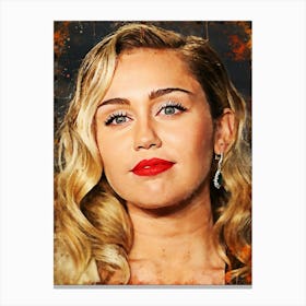 Miley Cyrus 7 Canvas Print