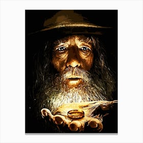 gandalf Lord Of The Rings movie 4 Canvas Print