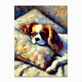 King Charles Spaniel Stampe su tela