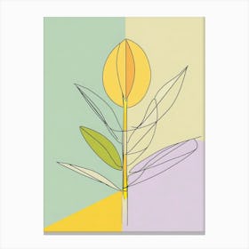 Yellow Flower Canvas Print