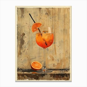 Aperol Spritz Art Print 339 Canvas Print