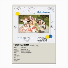 Twicetagram By Twice 2017 Poster Canvas Print