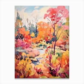 Autumn Gardens Painting Niagara Parks Botanical Gardens Canada Canvas Print