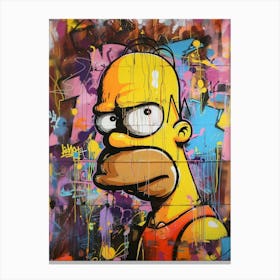 Simpsons Canvas Print