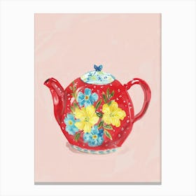 Teapot Painting Canvas Print