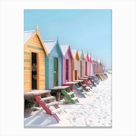 Beach Huts 1 Canvas Print