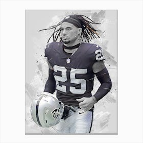 Trevon Moehrig Las Vegas Raiders Canvas Print