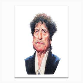 Bob Dylan Portrait Canvas Print