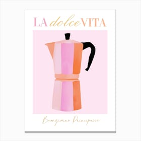 La Dolce Vita, Espresso Coffee Print Stampe su tela