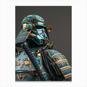 Stormtropper As A Vintagepunk Samurai 43 Canvas Print