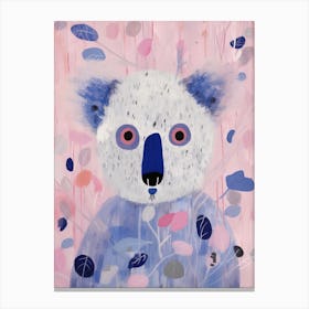 Playful Illustration Of Koala For Kids Room 6 Canvas Print