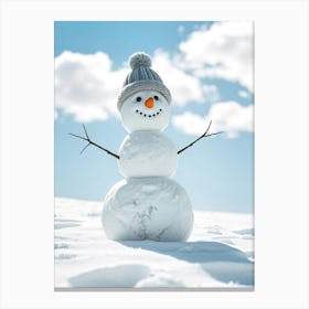 Snowman 4 Canvas Print