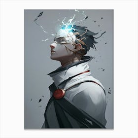 Lightning In The Head Canvas Print