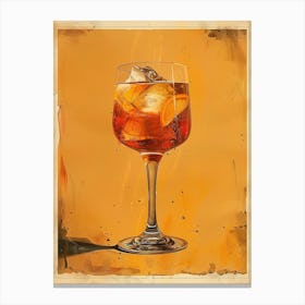 Aperol Spritz Art Print 366 Canvas Print