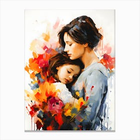 Mother S Embrace A Symphony Of Love Canvas Print