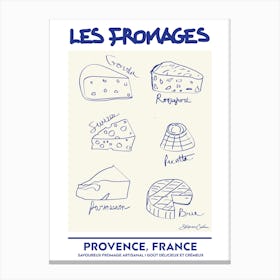 Les Fromages Canvas Print