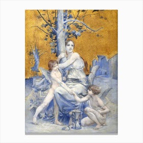 Allegory of Time by Luc Olivier Merson (1896) Canvas Print