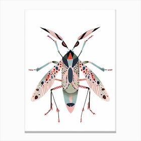 Colourful Insect 3 Illustration Canvas Print